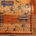 Green forest Retro Storage Wooden Box Printed Multipurpose Retro Storage Wooden Box. 
