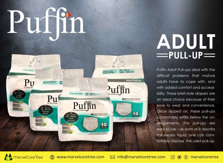Puffin%20Adult%20Pull-up%20Extra%20Large%20(XL)%2010%20Pcs-%20%20Size%20(109-150%20cm%20%7C%2043-59%20inches),%20%7C%20Unisex%20%7C%20Leakproof%20%7C%20Quick%20&%20Even%20Absorption%20%7C%20Long%20Protection%20hours%20%7C%20Wetness%20Indicator%20%7C%20Odour%20Lock%20%7C%20Superior%20Softness%20%7C%20Elastic%20Waist%20&%20Anti-Bacterial%20Absorbent%20Core%20-%20Image%204