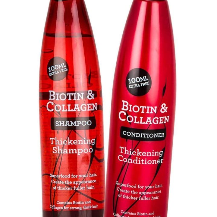 Biotin & Collagen Thickening Shampoo & Conditioner Pack (400ml each)