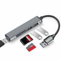 Type C HUB High Speed USB 3.0 HUB Splitter Card Reader Multiport with SD TF Ports for Macbook Computer Accessories HUB USB. 