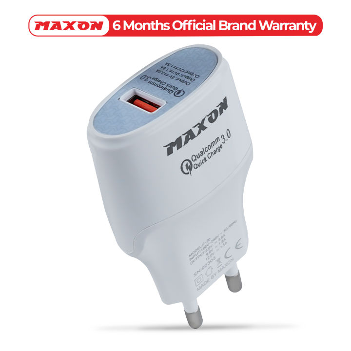 Maxon F-20 Original Fast Charger 18W - QC 3.0 - Best For Android