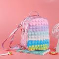 Pop It Backpacks Fidget Cartoon Ears School Bag Children's Cartoons Backpack for Boys and Girls Kindergarten Push Bubble Shoulder Bags Toy. 