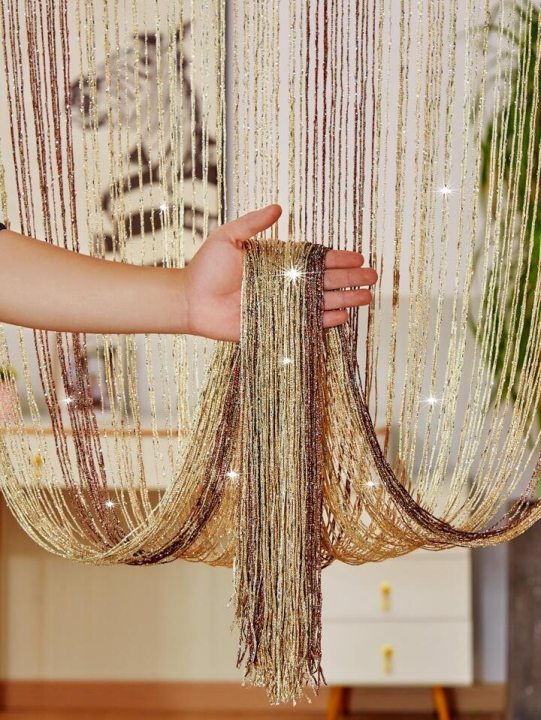 66%20Inches%20Decorative%20Glitter%20Shiny%20Tassel%20Flash%20String%20Walkthrough%20Door,%20Window,%20Divider%20Sheer%20Curtain%20-%20Image%206