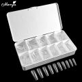 Monja 550PCS Matte Soft Gel Tips False Press on Coffin Almond Oval Square Nail Extension Acrylic Artificial Manicures Tools. 