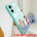 Casing Vivo y15s Vivo y15a Vivo Y01 phone case back cover softcase liquid silicone protector smooth shockproof bumper cover new design cartoon rabbit aesthetic ytxx03. 