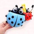 Ladybug Toy Toothbrush Holder Toothpaste Small accessories Holder (-Design Maybe Different)   Bath Toy Sets Tooth Brush Container. 