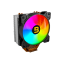 Boost Frost RGB Air Cooler - 120mm Fan, 1500 RPM, 185W Heat Dissipation, 4-Pin PWM, ARGB Lights. 