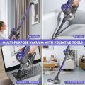 Zoker A10 Pro Vacuum Cleaner Cordless Vacuum Cleaner,Stick Vacuum Cleaner with Powerful Suction,Rechargeable Vacuum 2200mAh Battery Up to 30 Mins Runtime Lightweight Vacuum Cleaner for Pet Hair Hardwood Floor. 