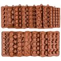 Silicon Chocolate Molds, Candy Making Silicone Molds, Mini Baking Molds, Non Stick Hard Gummy Candy, BPA Free Candy Making Mold (Pack of 1, Random Design). 