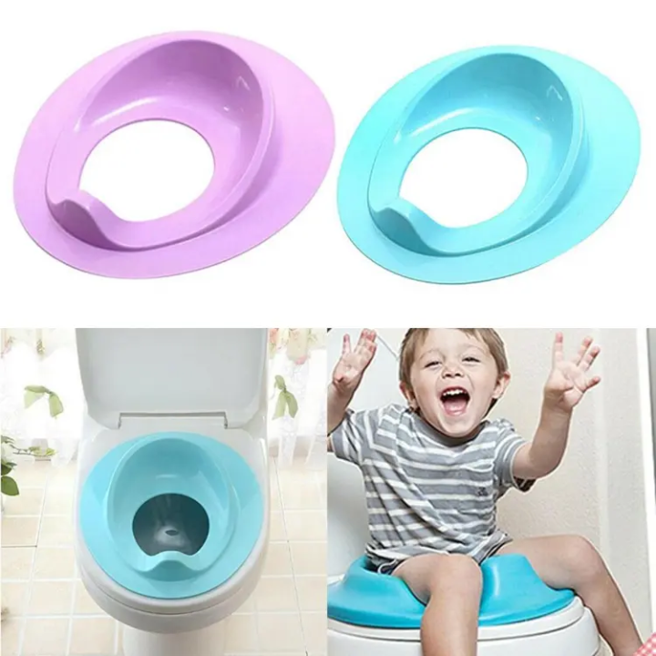 Baby Potty Seat for commode- Comfortable Training Kids Toilet Potty seat, Random Colours