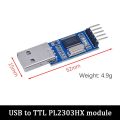 CH340 module USB to TTL CH340G upgrade download a small wire brush plate STC microcontroller board USB to serial instead PL2303. 