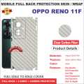 Oppo reno 11F 5G FULL BACK 360 premium Protection Skin Wrap with sides and camera protection full cover Premium Quality. 