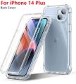 Iphone 14 , 14 plus, 14 pro , 14pro max , Protective Transparent Jelly Silicon Back Cover , Anti Resistant Anti shock case premium quality. 