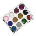 Nail art fine pink 12-color color gradient laser glitter glitter glitter g. 