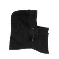 Mens Thermal Fleece Balaclava Hat Hooded Neck Warmer Winter Sports Face Mask Ski Bike Motorcycle Helmet Beanies Masked Cap - Black/Grey. 