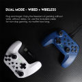 FANTECH WGP13 Shoote.r Wireless + Wired Vibration Gaming Controller Gamepad With Wireless Receiver Plug And Play For PC Gaming Laptop PS3 - Black. 