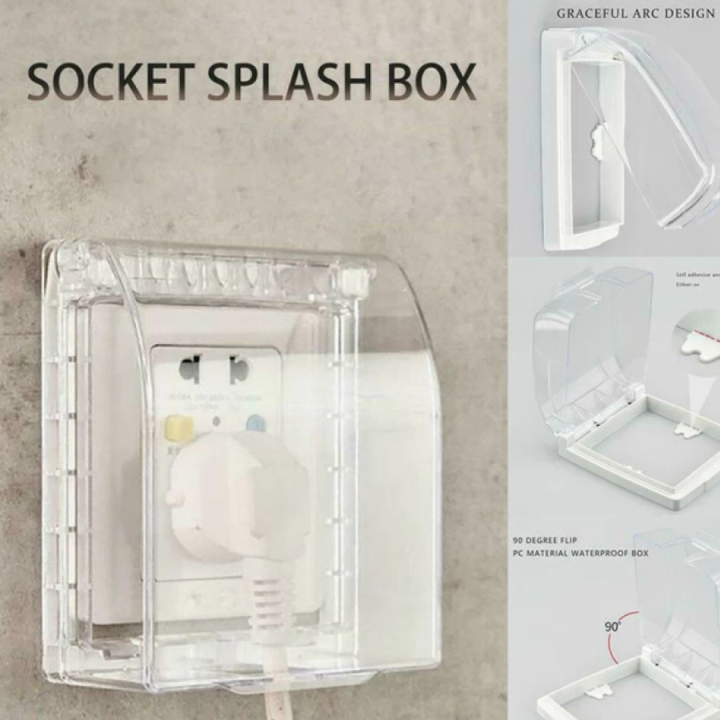 "Plastic%20Wall%20Switch%20Waterproof%20Cover%20with%20Flip%20Cap%20-%20Durable%20Wall%20Socket%20Waterproof%20Protection%20Box%20for%20Switches,%20Board%20Panel%20Switch%20Cover%20for%20Enhanced%20Safety,%20Versatile%20Design%20in%20Random%20Colors"%20-%20Image%205
