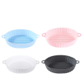 1PCS-Silicone Air Fryer Oven Baking Pan Square Reusable Cake Pan Air Fryer Accessories. 
