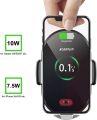 steanum Wireless Car Charger, Qi 10W Fast Charge Infrared Sensor Auto Clip Phone Holder Car Valve Mount Compatible with Galaxy s9/9+/8/8+/7, 7.5W Compatible with iPhone 11/11Pro/XS/XS. 