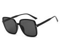 Brand New Oversize Square Shape Sunglasses For Women - Black. 