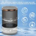 3-in-1 Automatic Electric Makeup Brush Cleaner & Dryer, USB Rechargeable Rotary Cleaner, Quick Drying Tool, Professional Cosmetic Brush Washer, Lazy Cleaning Machine with Stand, Suitable for All Brush Sizes, Easy to Use & Portable Design PROMISE TO SELL. 