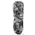 Tattoo Sticker Tattoo Sticker Environmental Protection Arm Men and Women Flower Arm New Large Waterproof Tattoo Sticker Tattoo Sticker Full Z1iR. 