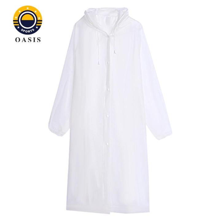 Oasis Unisex Raincoat Rain Poncho Foldable Waterproof Hooded Rain Poncho for Men Women Ideal for Outdoor Activities Travel Gardening Waterproof Raincoat Hooded Rain Coat