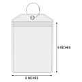 NXFDSIOZ Extra Large Waterproof Travel Tag Set Travel Golf Luggage Tags Golf Bag Shipping Tag Holder 22.86Cm X 15.24Cm 8-Pack. 
