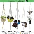 Macrame Plant Hangers for Garden / Indoor | 36-49 Inches I (Pot/plants Not Included). 