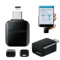 Original Samsung USB A 3.0 A Type C OTG Adapter Connector For Galaxy S23 S22 Ultra S10 A14 M34 F54 M14 Tab A7 S6 Type C Original USB Type C OTG Adapter For Samsung Galaxy A70 A50 S8 S9 Plus Note 8 A3 A5 2017 Support Pen Drive/U DISk/Mouse/Gamepad. 