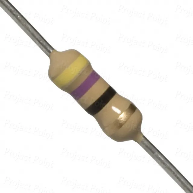 12%20Pcs%2047%20%CE%A9%20Ohm%201/4%20Watt%20Through%20Hole%20Resistor%20%7C%2047%20Ohm%20Resistance%20%7C%20%C2%B15%25%20-%20Image%202