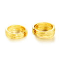 ZQ Vietnam placer gold frosted ring for couples ethnic style retro exquisite adjustable opening accessories. 