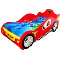 Furnishoo 8 Car Bed Sale in Pakistan - Kids Car Bed - Red Car Bed With Lights. 