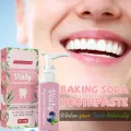 Baking Soda Viaty Vegetation Toothpaste Stain Smoke Removal Reduce Tooth Dirt Whitening Fight Bleeding Gums Toothpaste. 