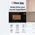 Glam Gas BM-120 Built-In Microwave Oven. 