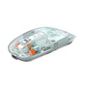 Transparent Gaming Mouse Bluetooth Wireless Mouse with RGB Light Rechargeable Mouse for PC Gamer Accessories,A. 
