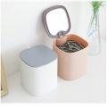 360 degree Rotatable desk 4 layer organizer round and square. 