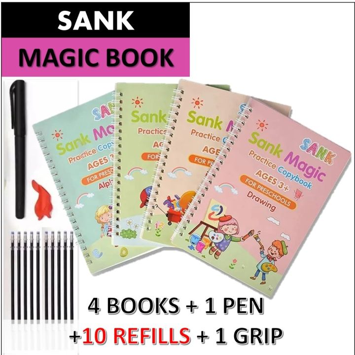 REFLECTIONZ%20TRADERS-%20SANK%20Montessori%20Reusable%20Magic%20Book%204%20Magic%20Books%20+%201%20Magic%20Pen%20+%2010/5%20Refills%20+%201%20Grip%20Children's%20Calligraphy%20Copybook%20Magic%20Writing%20Calligraphy%20Handwriting%20Copybook%20Set%20for%20Copy%20Practice%20Gift%20%7C%20Practice%20book%20for%20kids%20-%20Image%2010
