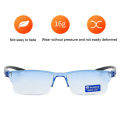 New Anti Blue Ray Reading Glasses Smart Automatic Zoom Reading Glasses Autofocus Power +1.0(100) ~ +4.0(400) Half-Rim Unisex. 