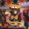 Kids Animals Costume Set Headdress for New Year Stage Performance Holiday Brown Coffee. 
