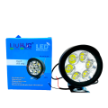 AKE 1-PCS of HJG LED Motorcycle External 6-LED 18w lights Lighting Color Cool White. 