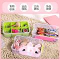 Lego storage box tool classification box toy building blocks small particle parts compartment drawer tea set storage box. 