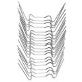 Greenhouse Glazing Clips, Stainless Steel W Type Clips Leaf Spring Clips for Greenhouse Glass House Twin-Hall Web 100PCS. 