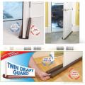 Door Draft & Dust Stopper (Insect Protector) - 36 Inches - Black. 