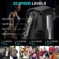 Blueidea Electric Original Triangle Fascial Deep Tissue Muscle Fitness Rechargeable Full Body Relaxation Pain Relief Machine for Unisex Chargeable Facial Muscle Massage 32 speeds 8X Heads Cordless Rechargeable Handheld Body Shaping Exercise Massager. 
