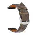 Oil Tanned Leather 22mm 20mm 18mm Watchband Quick Release Watch Band Strap Black Red Brown for Men Women Compatible With Fossil. 