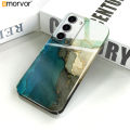 AMORVOR for Samsung S23 5G Back Cover Luxury Marble Hard Phone Case Camera Protection Mobile Cover. 