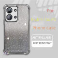 【Skimpy】For Redmi 15C 4G Phone Case Transparent Lens Protector Durable Lightweight Non-slip Glitter Protective Case. 