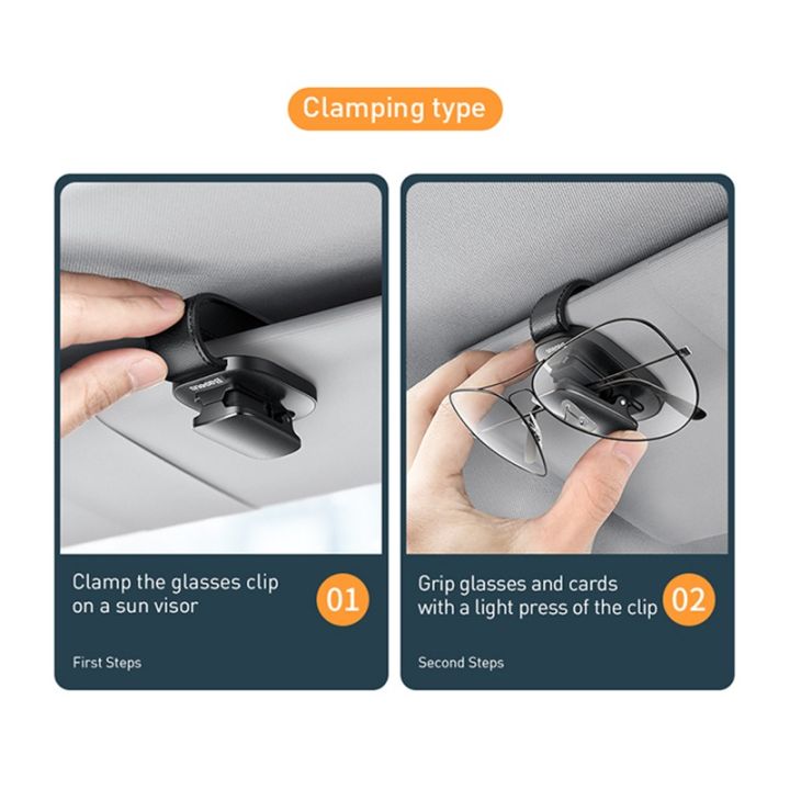 Baseus%20Car%20Sunglasses%20Holder,%20%20Sun%20Visor%20Glasses%20Clip%20-%20Image%203