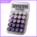 Mosbeha Workspace Calculator 12-digit Gradient Colour Desktop Calculator with Anti-slip Pads Mechanical Keyboard Countertop Calculator for Efficient Calculation Ideal for Home Office Use. 